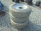(4) No Flat SSL Tires, 245/70R19.5, 8 Bolt