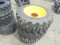New 10-16.5 SSL Tires (4) On New Holland 8 Lug Rims