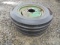 (2) 5.50-16 3 Rib Tractor Tires & Rims