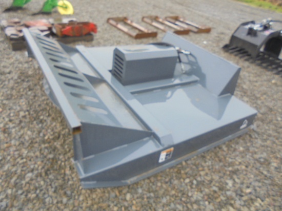 New Wolverine 72" SSL Brush Mower, Hydraulic Drive
