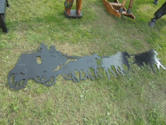 Stagecoach Metal Art