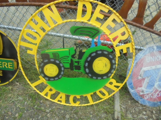 John Deere Tractor Sign