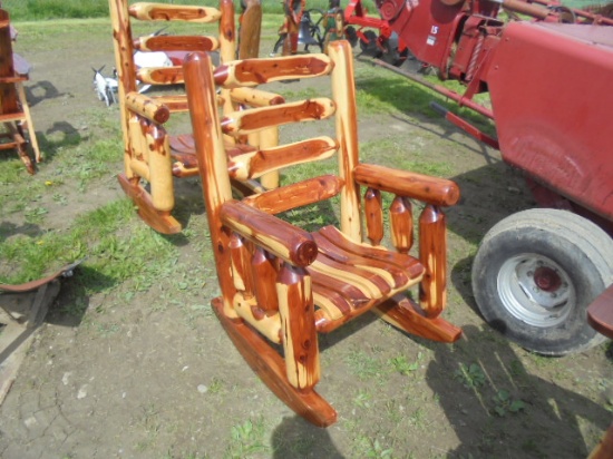 Log Rocking Chair