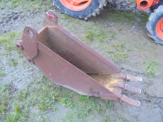 WB 12" Backhoe Bucket