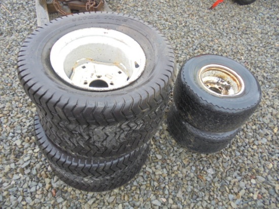 (4) Mower Wheels