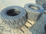 (4) New 10-16.5 SSL Tires