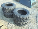 (4) New 12-16.5 SSL Tires