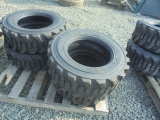 (4) New 10-16.5 SSL Tires