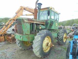 John Deere 7520 w/ 3pt & Pto, Excellent Matching 18.4-34 Tires w/ Hubs, Run