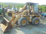 John Deere 244E Wheel Loader, Cab / Engine Fire Damage, JRB Coupler Bucket,