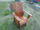 Amish Built Red Cedar Glider