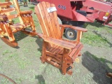 Amish Built Red Cedar Glider