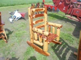 Log Rocking Chair