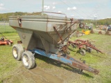 Stainless Steel Tandam Axle Lime Spreader, Good Shape