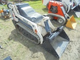 Bobcat MT50 Walk Behind SSL, New Kubota Diesel Engine, Good Tracks, Aux Hyd