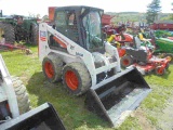2004 Bobcat S130 SSL, Cab w/ Heat, Aux Hydraulics, 1613 Hours, Hand & Foot