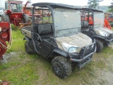 Kubota RTV X1120D Camo UTV w/ Roof & Windsheild, Hydraulic Dump Bed w/ Bedl