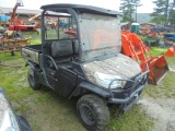 Kubota RTV X1120D Camo UTV w/ Roof & Windsheild, Hydraulic Dump Bed w/ Bedl