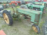 John Deere H Parts Tractor, S/N 19491, Hand Start
