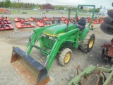 John Deere 770 w/ Loader, 4wd, Ag Tires, 2110 Hours, Runs Good, Sharp Littl