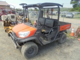 Kubota RTV X900 Utility Vehicle, 1520 Hours, Roof, Manual Dump Bed, Diesel,