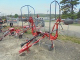 Titan HT17H 4 Star Hydraulic Fold Tedder, Same As New Only Used On A 5 Acre