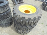 New 10-16.5 SSL Tires (4) On New Holland 8 Lug Rims