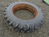 14.9-38 Tire On Double Bevel Rim
