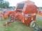 Hesston 745 Round Baler, 4x5 Dry Bale, Very Sharp Baler, No Controls