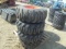 New 12-16.5 Skid Steer Tires & Rims, Bobcat Yellow