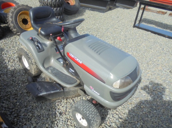 Craftsman LT2000 Riding Mower, 42", Runs & Mows, Deck Does Not Turn Off AS-
