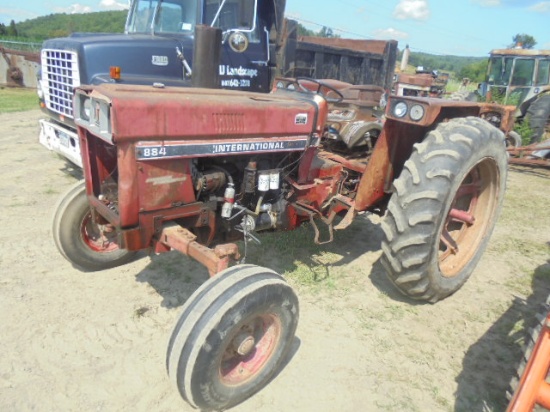 International 884, Dual Remotes, Bar Axles, TA, 2848 Hours, Runs & Drives,