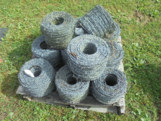 Rolls Of Barb Wire, X12, Farm Line From Candor, NY