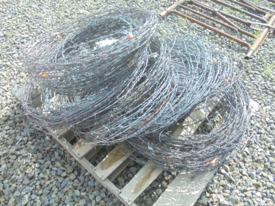 Pallet Of Barb Wire