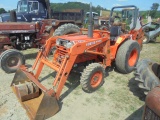 Kubota L2550 w/ BF400G Loader & 4530B Backhoe, 4wd, Glide Shift, 1596 Hours