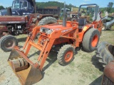 Kubota L2550 w/ BF400G Loader & 4530B Backhoe, 4wd, Glide Shift, 1596 Hours