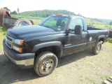 Chevy 2500HD Pickup, 4x4, Gas, 150K Miles, Bedliner, Good Tires, Trailer Br