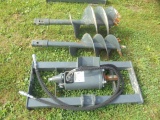 New Wolverine SSL Hydraulic Post Hole Digger w/ 12