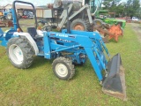 Ford 1715 w/ 7108 Loader, 4wd, Gear, Ag Tires, Nice Clean Tractor w/ Only 9