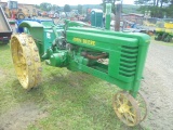 John Deere B On Steel, Wheel Extensions, Fenders, Out Of Local Collection,