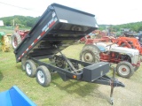 09 Suretrac 6x10 Dump Trailer, Tandam Axle, 7,000 LB, Electric Hyd Lift, Ve