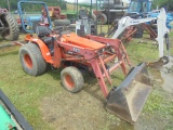 Kioti LB1914 w/ KL102 Loader, 4wd, 744 Hours, 4wd, Gear Drive, R&D