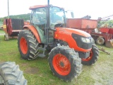 Kubota M9540 4wd w/ Cab Heat & AC, Hydraulic Shuttle, Excellent Rubber, Dua