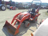 Kubota BX24 TLB, Diesel, 4wd, Hydro, Hour Meter Unreadable, R4 Tires, Runs