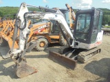 Bobcat 331 Excavator, EROPS w/ Heat, Hydraulic Thumb, Kubota Diesel, 3871 H