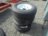 New 225-75R15 Trailer Wheels, 6 Lug