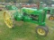 John Deere Unstyled A On Steel, Hand Start, S/n 462422, Runs & Drives Excel