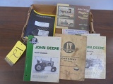 Box Of JD Shop Manuals & Parts Catalogs