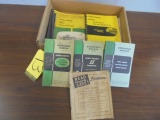 Box Of JD Implements Operator Manuals