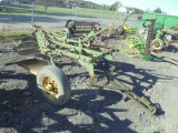 John Deere 4x Trailer Plow, Round Spoke Wheels